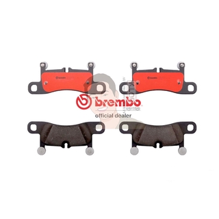 P65 027C ผ้าเบรก-R-แท้ BREMBO รุ่น Ceramic : PORSCHE คาเยนน์ Cayenne (92A) 3.0 Diesel, 3.6, 4.2 Diesel, 4.8 10-&gt; การั...