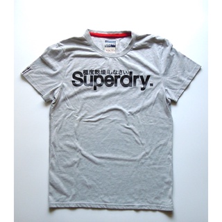 เสื้อยืดมือสอง Superdry T-Shirt สีเทา XL