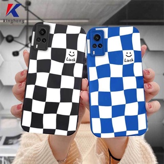 เคสโทรศัพท์มือถือแบบนิ่ม Samsung A20 A207F A50 A30S A50S A51 M40S ลาย Angel Eyes Chessboard Luck Smiley สําหรับ เคสซัมซุง A51 A515F A32 4G J7 Prime M10S A205 A305 A02S M02S A025 F02S A20S M10 A10 A10S M01S A12 5G A125 M12 F12 A30 Phone Case