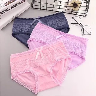 สินค้าพร้อมส่งจากไทย💥TOPLIST💥 (N000) ล้างสต็อก เสื้อใน-กางเกงในผ้าคอตตอนคละสี ใส่สบาย ผ้านุ่ม