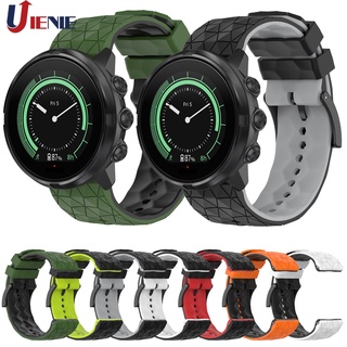 สายนาฬิกาข้อมือซิลิโคน 24 มม. สําหรับ Suunto 9 7 D5 Spartan Sport Wrist HR Baro Bracelet Strap Fashion Replacement Wristband