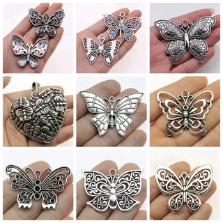 CHARMS จี้ผีเสื้อสําหรับทําเครื่องประดับแฮนด์เมด Diy .