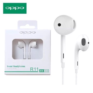 หูฟัง OPPO  หูฟังออปโป้  หูฟังเอียร์บัด In-ear Headphones รุ่น MH135(สีขาว) (กล่องเล็กรุ่นใหม่)