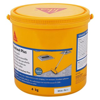 อะคริลิกกันซึม SIKA 501 ROOFSEAL PLUS 4 กก. สีขาว