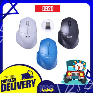 เมาส์ไร้สาย เมาส์บลทูธ OKER  Dual Function 2.4G+BT DOUBLE CHANNELS WIRELESS MOUSE G920