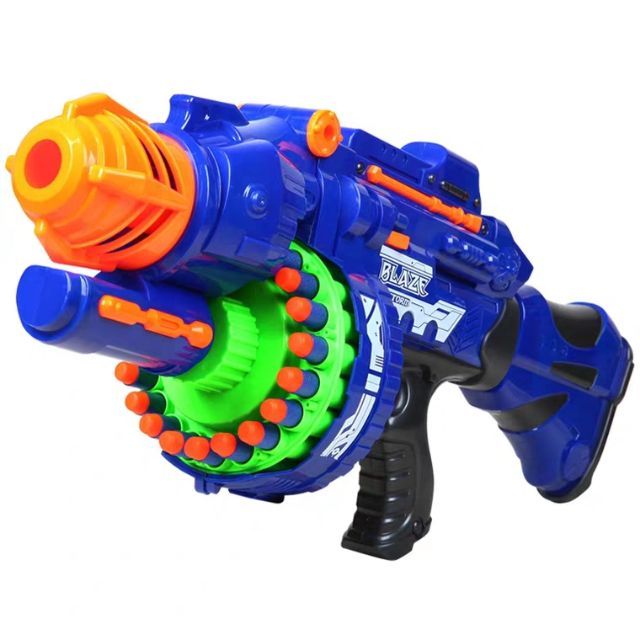 จัดโปร ปืนเนิร์ฟ Nerf ปืนลูกกระสุนโฟม ยิงรัวได้ ยิงออโต้ ไม่เป็นอันตราย แถมฟรี!!กระสุนโฟม