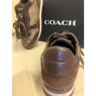 Coach monogram canvas sneakers  Authentic,UESEDมือ2