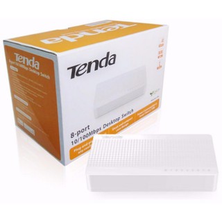 Tenda 8-Port Fast Ethernet Switch รุ่น S108 - White