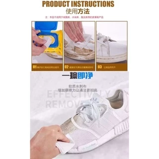 Sneaker wipes ผ้าเช็ดทำความสะอาดรองเท้า