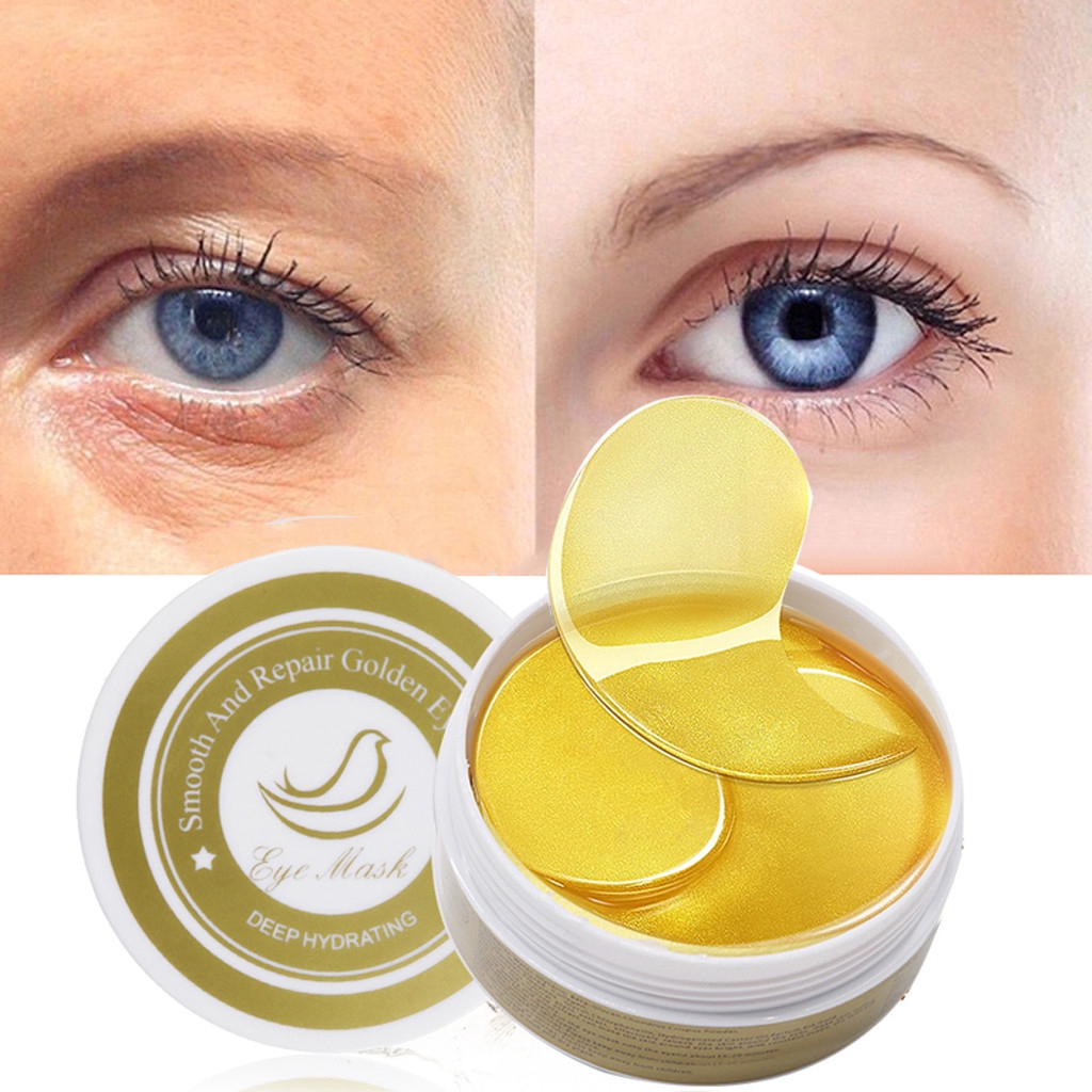 24K Gold Augenmasken, 30 Paar – Anti-Aging, Gegen Falten & Dunkle Ringe, Mit Kollagen
