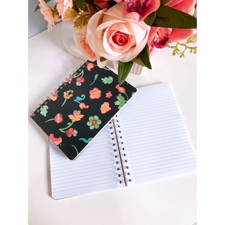 SPIRAL NOTEBOOK WITH DREAMY LAND FLORAL PRINT (COACH C9698) CHALK