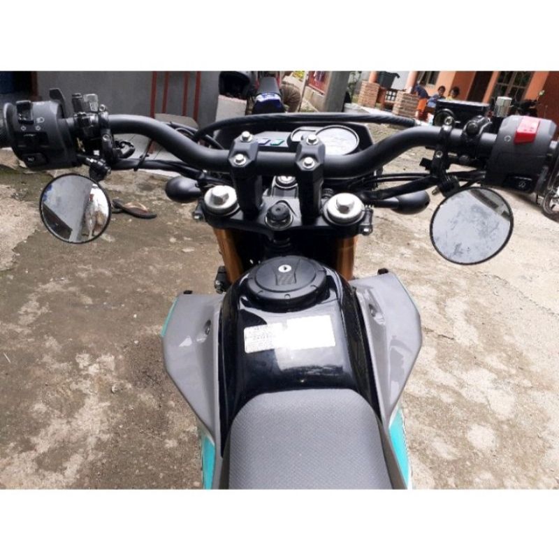 Klx-crf 150-WR 155 supermoto VND กระจกยึดแฮนด์กลม/กระจกใส/ใหม่รอบ VND Universal Motorcycle ใหม่