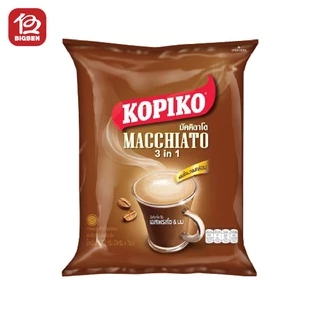 [3 ถุง] Kopiko โกปิโก้ มัคคิอาโต กาแฟปรุงสำเร็จชนิดผง (20กรัม x 20 ซอง)