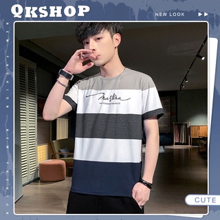 QKshop 🕶โดนใจหนุ่มๆ เสื้อยืดรุ่นนี้สลับสีเท่ห์สุด แมชท์ง่ายเวอร์ ต้องมีติดบ้านแล้ว🌟 ใส่แล้วเพิ่มความหล่อ100% ต้องลอง🪐