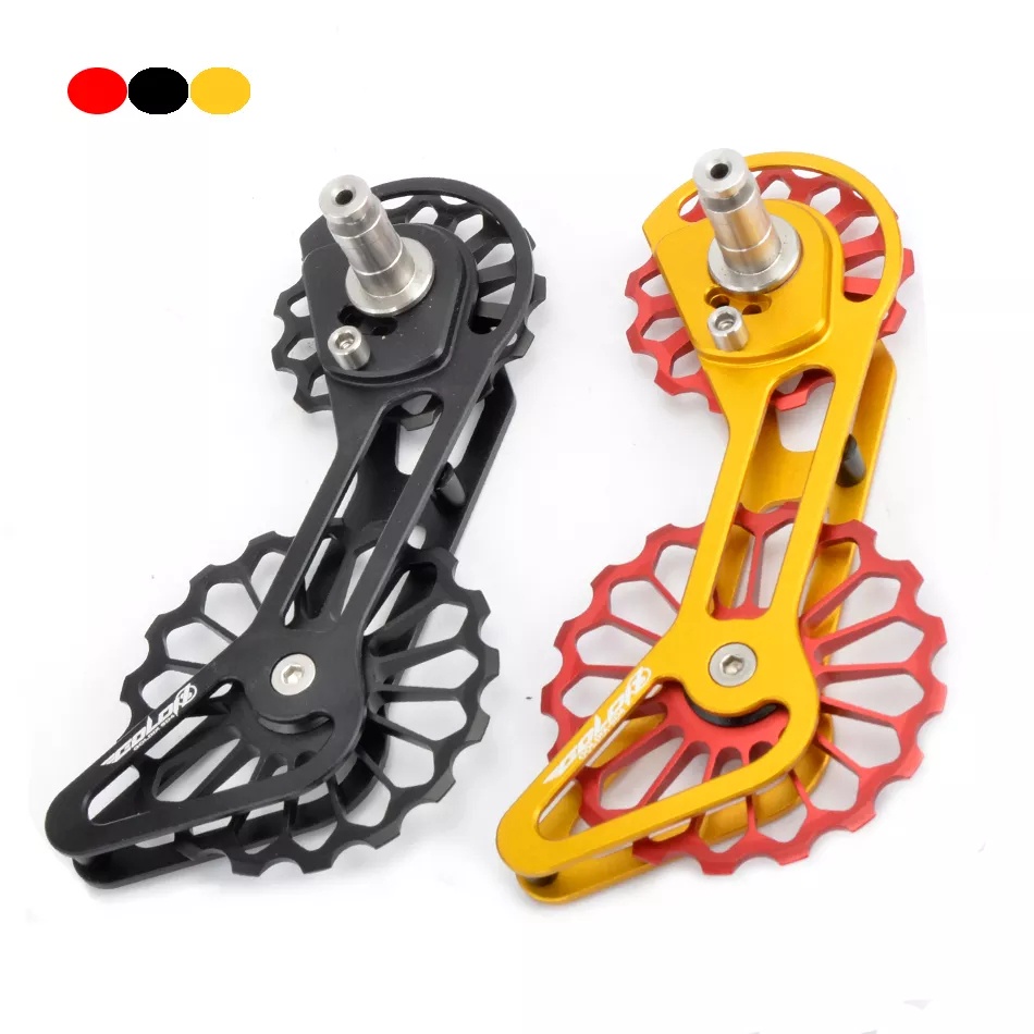 Pulegge Cambio Posteriore Racework Per Deragliatore Shimano R7000 R8000 R9100 R9150 - Bici Da Strada - Foto 5