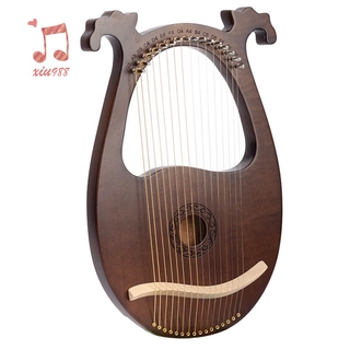 ( In Stock ) อุปกรณ์เครื่องดนตรี Lyre Harp , 16 String