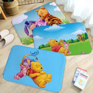 (h &amp; l) พรมเช็ดเท้าลาย winnie the pooh 40x60 ซม