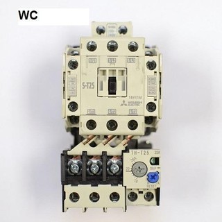 แม็กเนติก พร้อมโอเวอร์โหลด Magnetic Contactor รุ่น MSO-T25 22A MITSUBISHI 220V x 1 ชุด