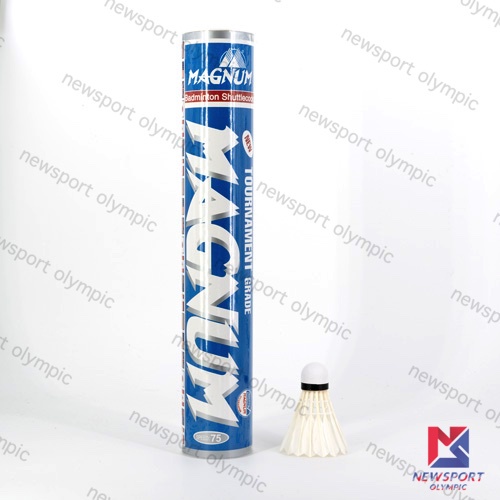 ลูกขนไก่ ลูกแบดมินตัน MAGNUM สีฟ้า