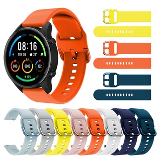 สายนาฬิกาข้อมือซิลิโคนสําหรับ Xiaomi Mi Watch Color Sports Edition สําหรับ Mi Watch Color Bracelet