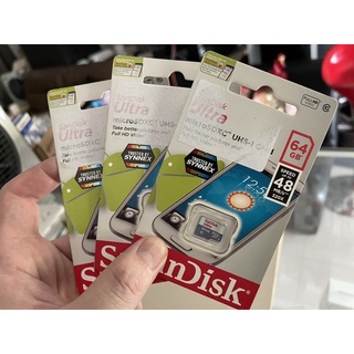 12.12 Sandisk micro SD cards 64GB เเท้ใหม่