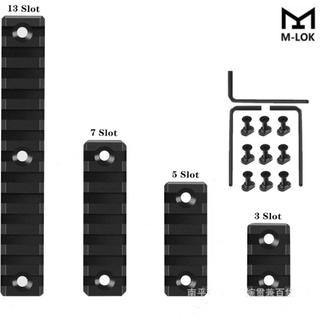 M-lok รางก้างปลาโลหะ 3 5 7 9 11 13 ช่อง สําหรับตกแต่ง