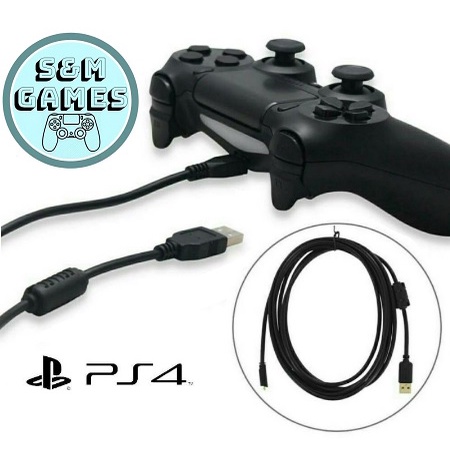 (300cm.) สายชาร์จจอย PS4 คุณภาพดี ยาวถึง 3 เมตร ส่งเร็ว ส่งจากกรุงเทพฯ Charging Cable For PS4 Controller