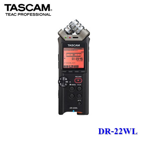 Tascam DR-22WL Digital Audio Recorder  Hi-Res เครื่องบันทึกเสียงแบบพกพาดิจิตอลคุณภาพสูง