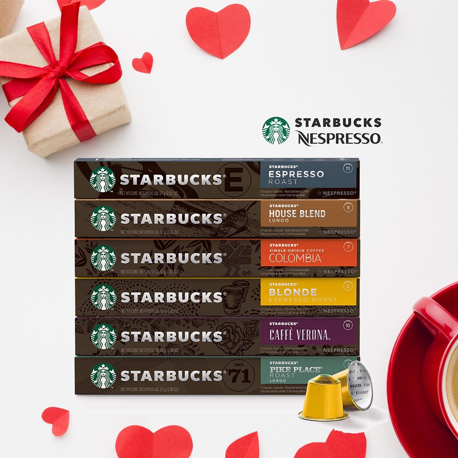 พร้อมส่ง**Starbucks Capsule แคปซูลกาแฟสตาร์บัค For Nespresso Machine (บรรจุกล่องละ 10 แคปซูล) - รูปที่ 5