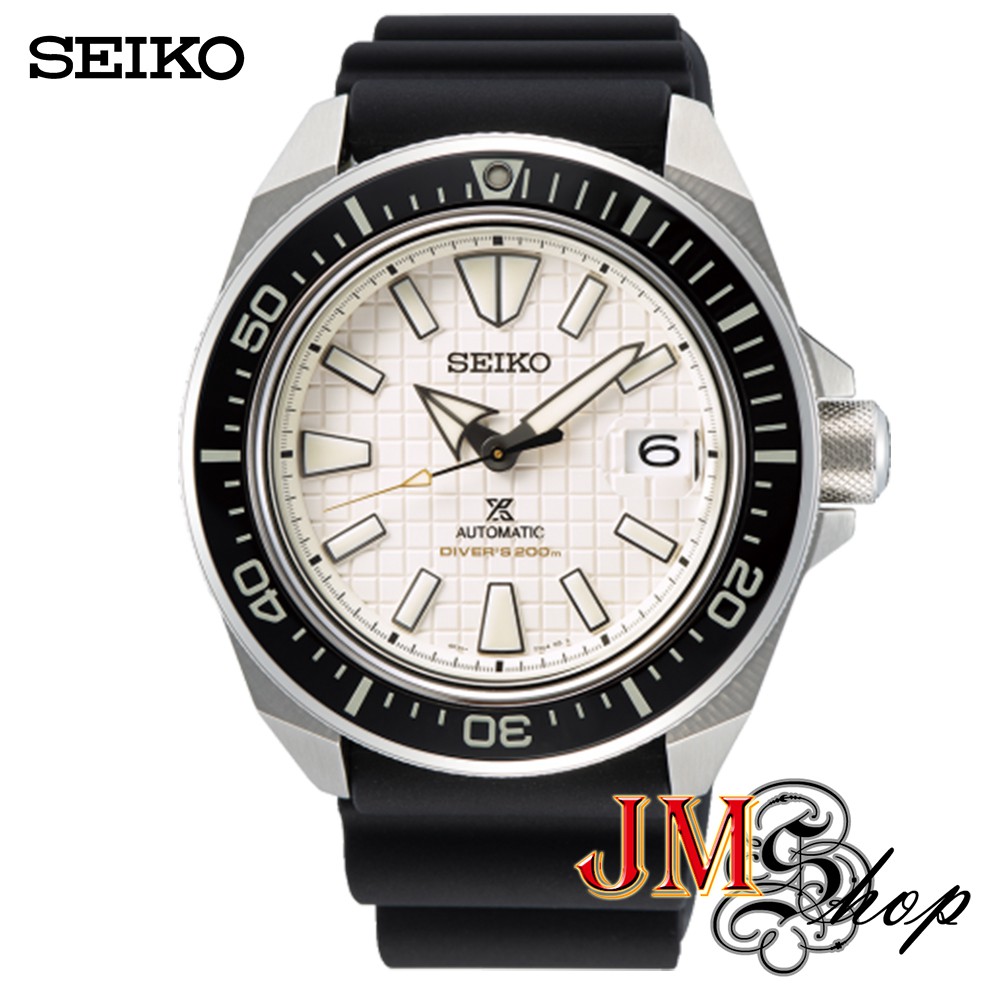 Seiko Prospex King Samurai Automatic นาฬิกาข้อมือผู้ชาย สายซิลิโคน รุ่น SRPE37K1