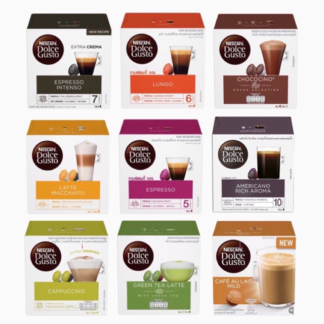 กาแฟ Nescafe Dolce Gusto Café  กาแฟแคปซูล