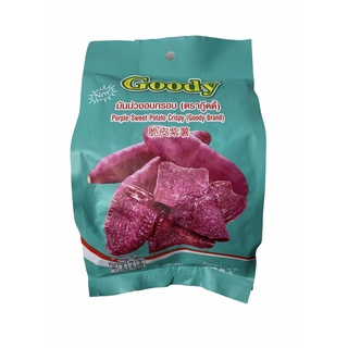 มันม่วงอบกรอบ 烤紫薯 GOODY กู๊ดดี้ Purple Sweet Potato Crispy 80g ถุงสีฟ้า 1แพค/บรรจุปริมาณ 80g ราคาพิเศษ สินค้าพร้อมส่ง