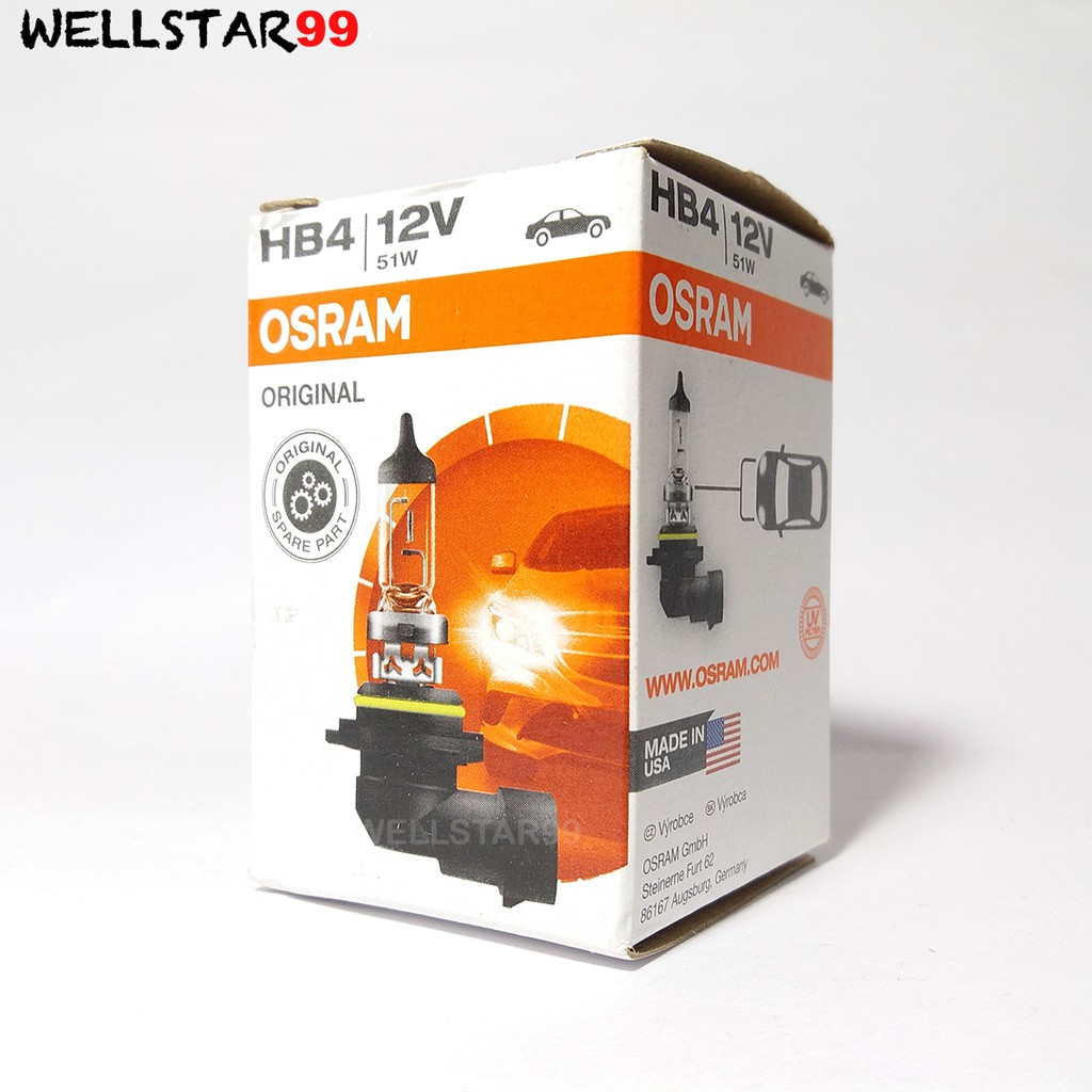 OSRAM CLASSIC P22d 9006 HB4 12V 51W 1 ชิ้น