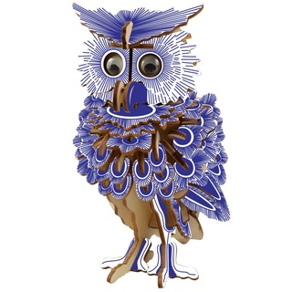 &gt;&gt;พร้อมส่ง&lt;&lt;จิ๊กซอว์ไม้ JIGZLE(NEW-LAND) 3D PLYWOOD - OWL จิ๊กซอว์ไม้ ขนาดใหญ่ ต่อได้ทั้งเด็กและผู้ใหญ่