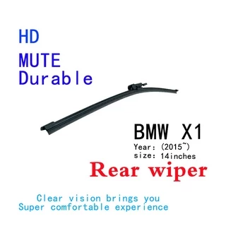 ที่ปัดน้ําฝนกระจกหลังรถยนต์ ยางนิ่ม สําหรับ BMW X1(E84) BMW 1Series (E81/E87) 3 & 5 Door HatchRearWiper12 นิ้ว