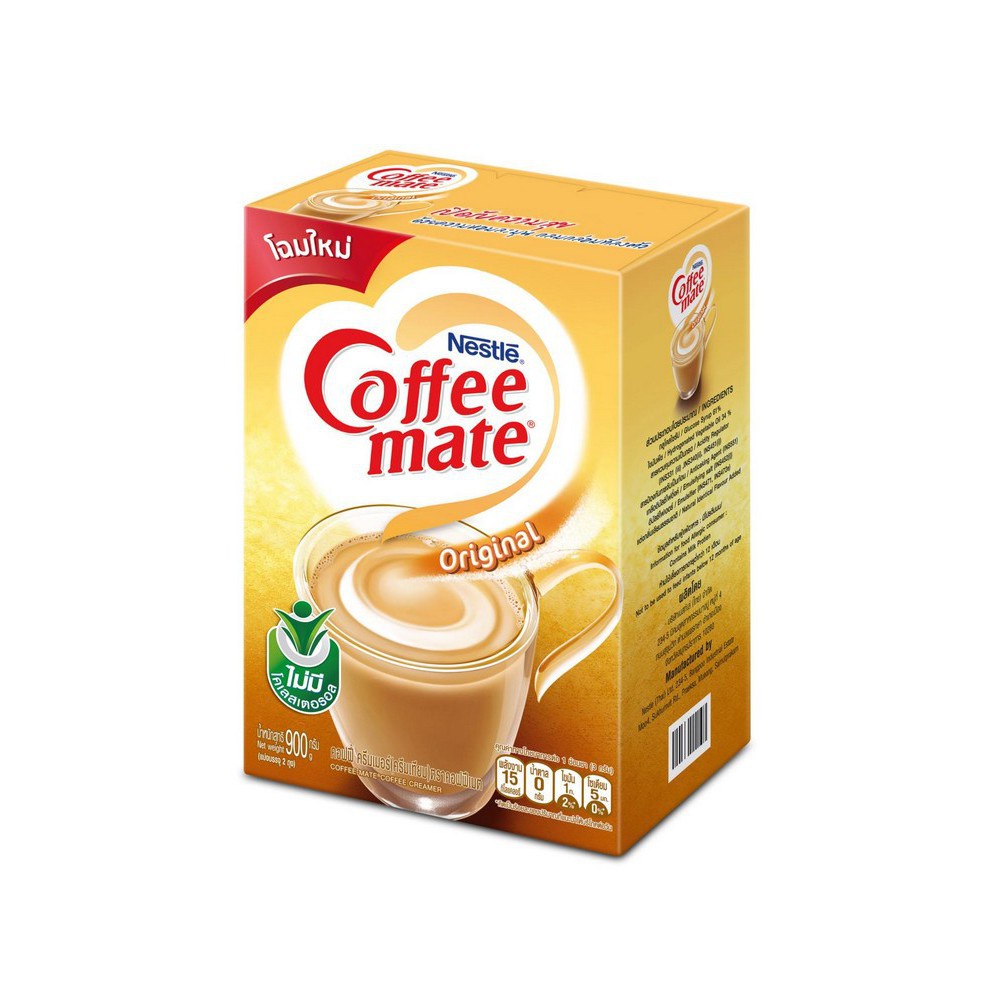 Nestlé Coffee Mate Original เนสท์เล่ คอฟฟี่เมต ครีมเทียม สูตรออริจินอล แบบกล่อง 900 กรัม (แพ็ค 3 กล่อง) NESCAFE