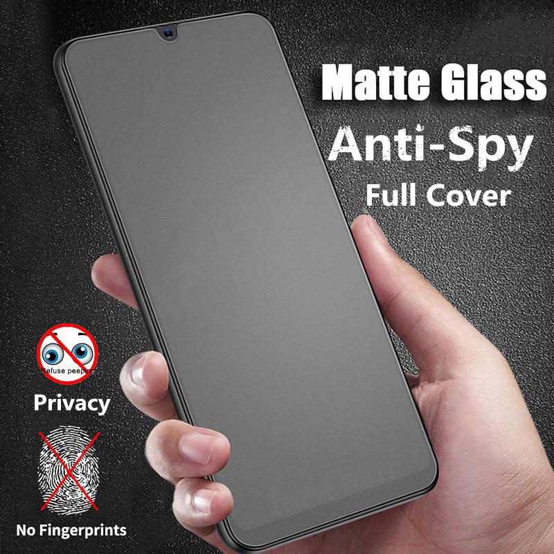 LAYARกระจกนิรภัยAnti Spy Matte Oppo A5 A9 2020 F7 F9 F11 A7 AX7 Pro A8 A52 A17 A1K A11K A17 A77 2022