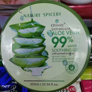 เจลว่าน​ ALOE​ VERA​  99%WATER SOOTHING &amp; MOISTURE 300ml.