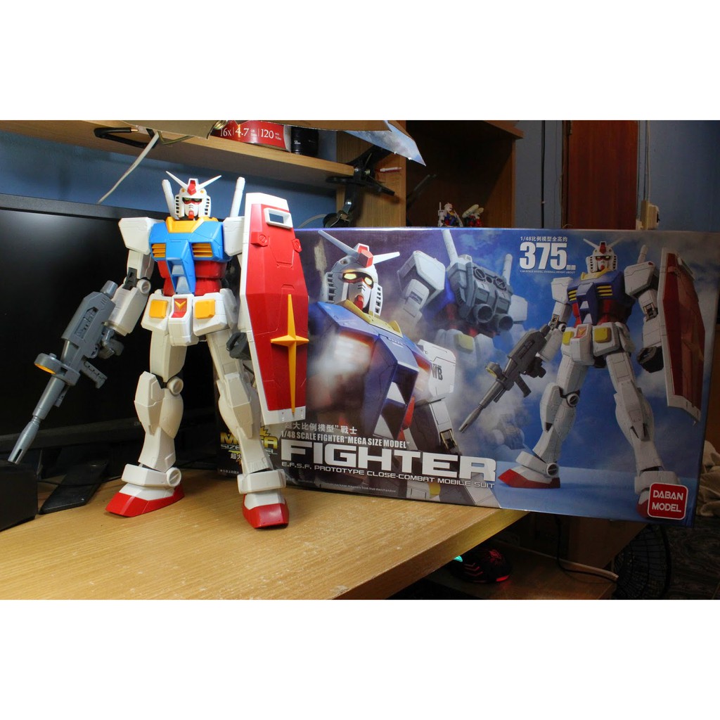 (พร้อมส่งจากไทยทันที 8 กล่องสุดท้ายโปรสิ้นปี) ถูกสุด MEGA 1/48 : RX78-2 [DABAN] โมเดลประกอบเองตัวใหญ่กว่า 37.5 เซน