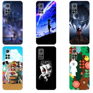 Case การ์ตูนแอนิเมชั่นนุ่ม Xiaomi 10 T 10T Pro ปลอกซิลิโคน Xiaomi10T 10T Pro เคส TPU พิมพ์ลาย