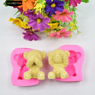 ตุ๊กตาซิลิโคนที่น่ารักตุ๊กตาปั้นเบเกอรี่เค้กสบู่ Handcraft Mold Tool
