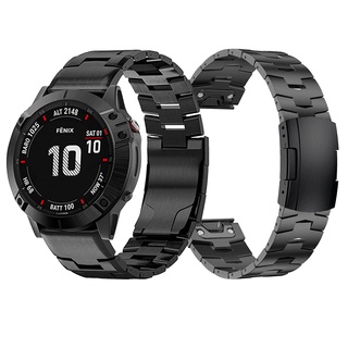 สายนาฬิกาข้อมือไทเทเนียมอัลลอยด์ แบบปลดเร็ว ขนาด 22 มม. 26 มม. สําหรับ Garmin Fenix 2 3 HR 5 5X 6 6X 7 7X