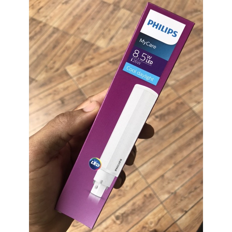 หลอดแอลอีดีประหยัดไฟ PHILIPS CorePro LED PLC 8.5W 865 2P G24d-3 ของแท้ ...