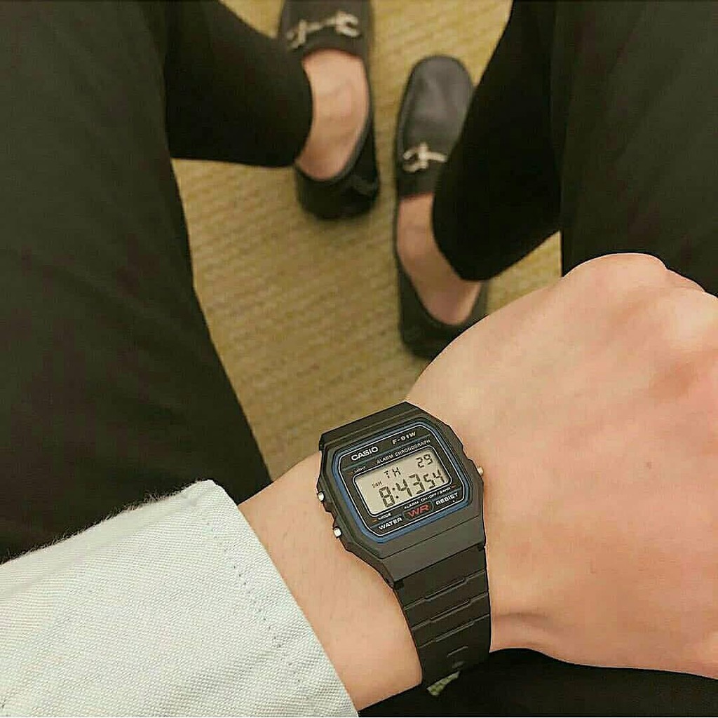 Casio แท้ 100% นาฬิกาข้อมือช/ญ รุ่น F-91 / F-94 [รับประกัน 1 ปี]