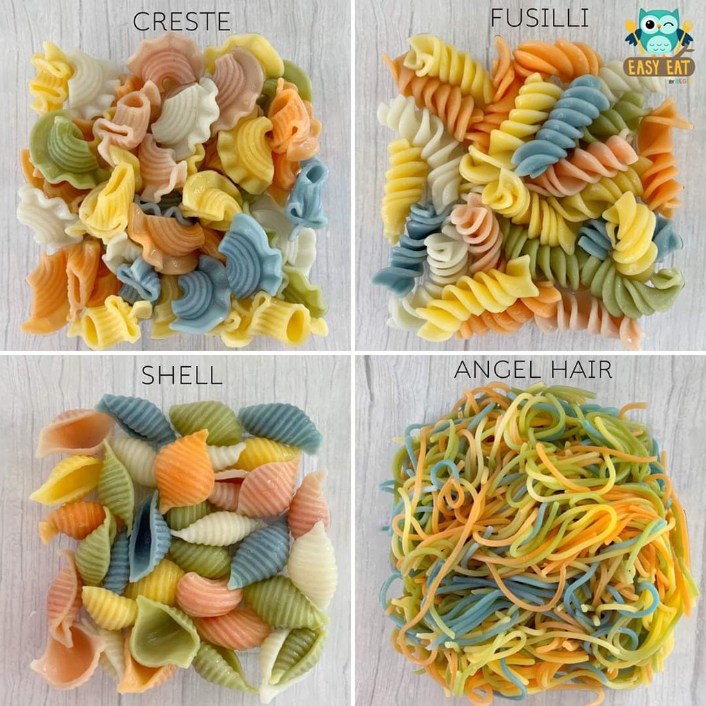 Easy Eat เส้นพาสต้าผสมผักธรรมชาติ100% นุ่ม อร่อย สำหรับเด็กและทุกคนในครอบครัว (คนแพ้:มีแป้งสาลี‼️) ขนาด 200g - รูปที่ 3