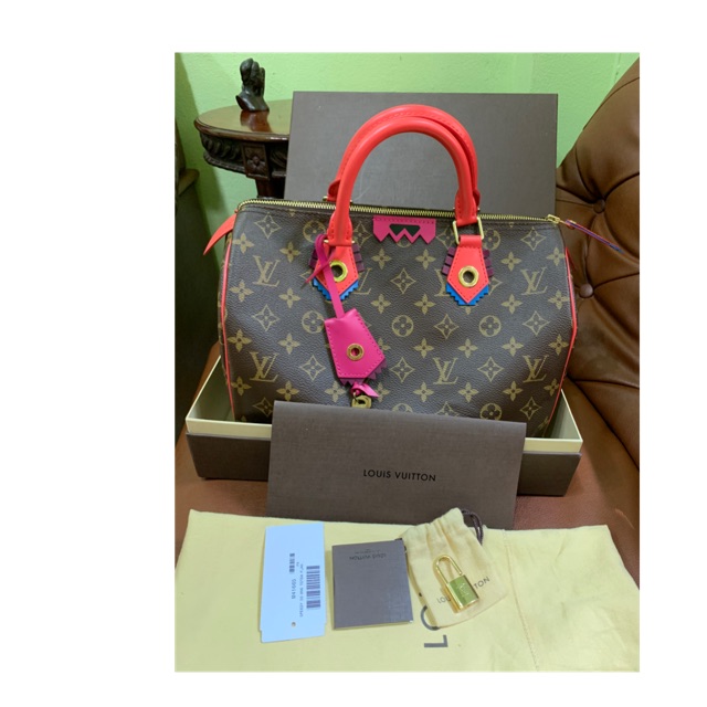 Used louis vuitton speedy30 mng totem ปี 2015 limited bag