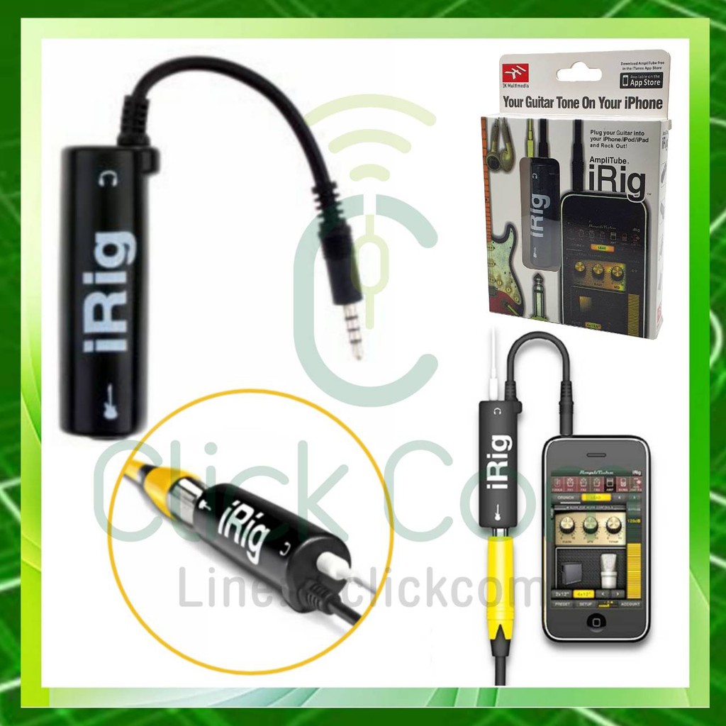 iRig AmpliTube Effect Guitar อุปกรณ์เพิ่มเอฟเฟคเสียงต่อกีต้าร์ กับ iphone