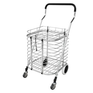 รถเข็นอเนกประสงค์ 2 ชั้น มีล้อ SC-604 FOLDABLE CART 2-STORY SC-604