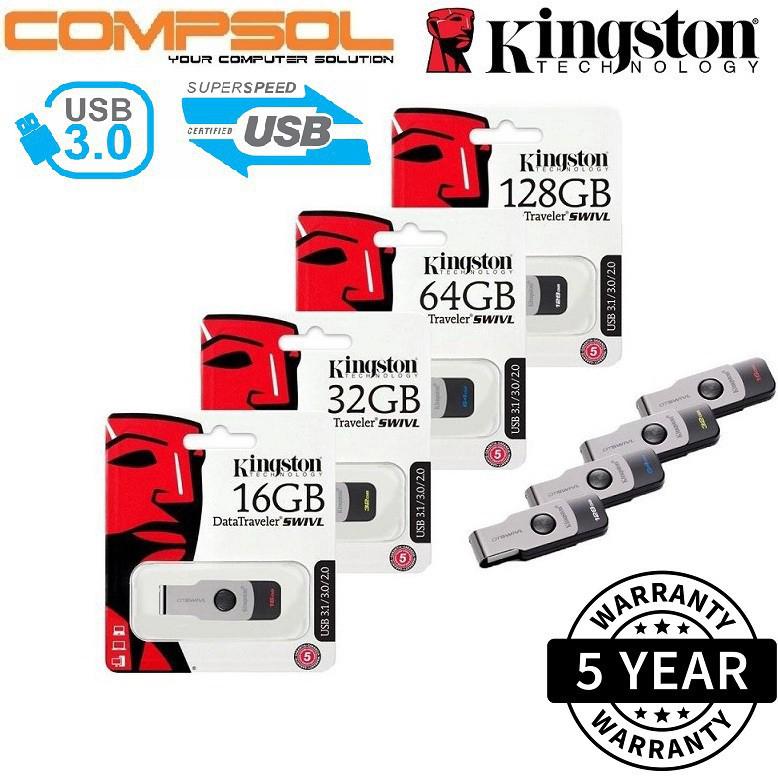 Kingston แฟลชไดรฟ์ Usb 3 . 0 ( )