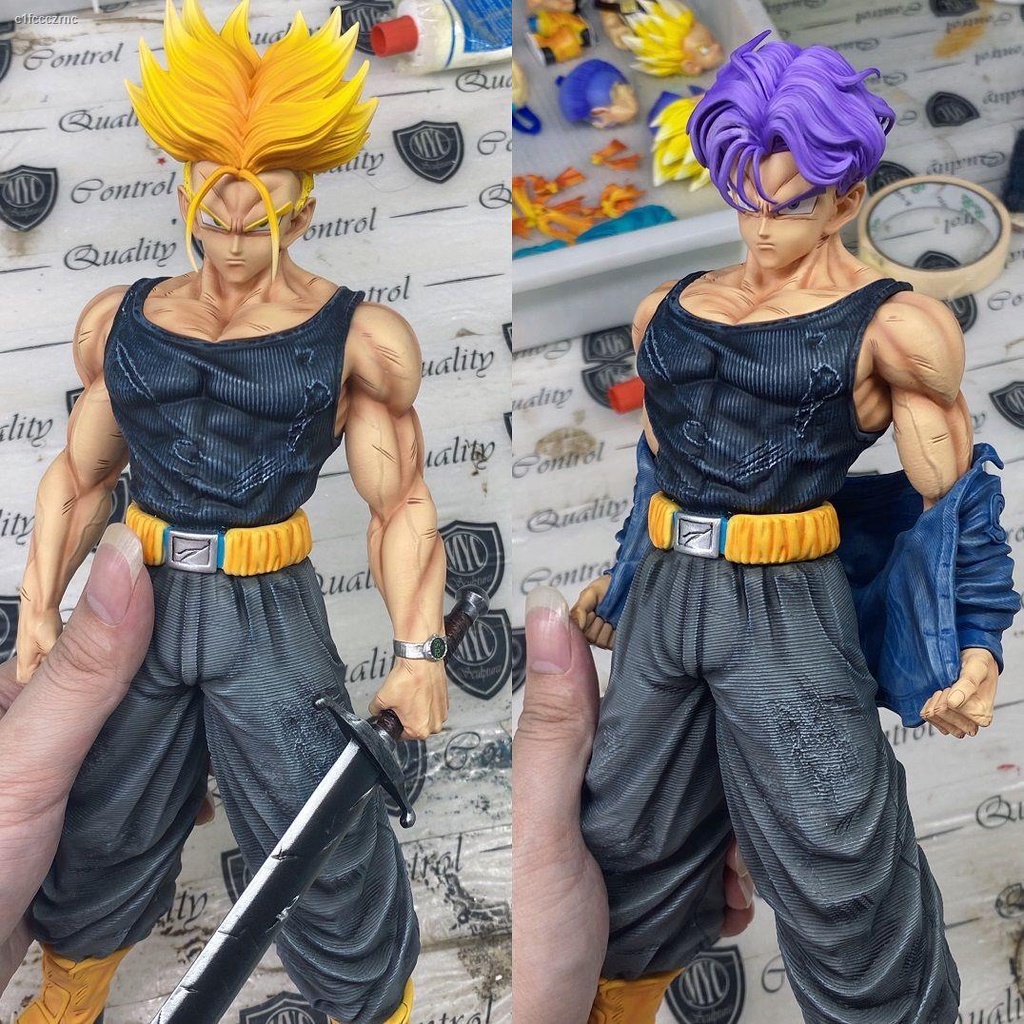 Dragon Ball KD Goku Trunks hand-made ขนาดใหญ่ GK รูปปั้นขนาดใหญ่รุ่น ...